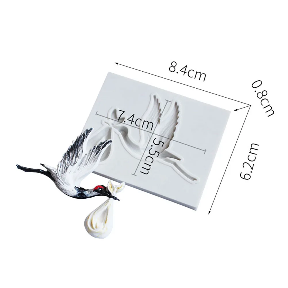 DIY силиконовая форма летающая птица торт для печенья Форма украшения тортов