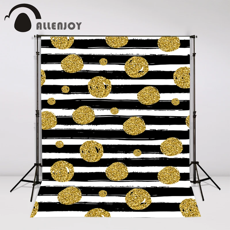 Allenjoy фотофоны с золотыми пятнами и черными полосками модный современный крутой