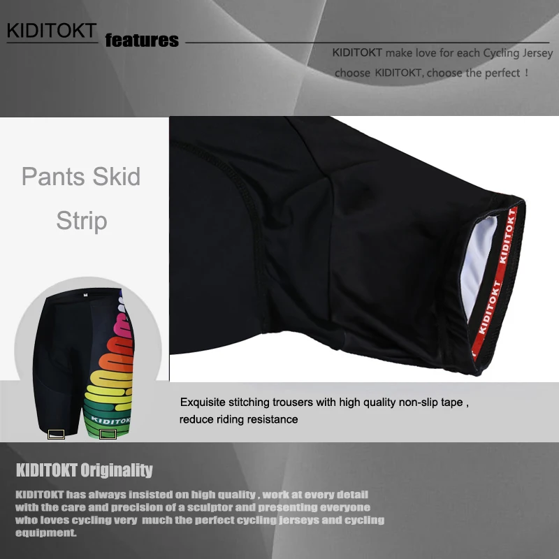 

KIDITOKT 2020 Shockproof MTB Bicycle Shorts Summer Downhill Breathable Cycling Shorts Mountain Bike Shorts 3D Padded Gel For Men