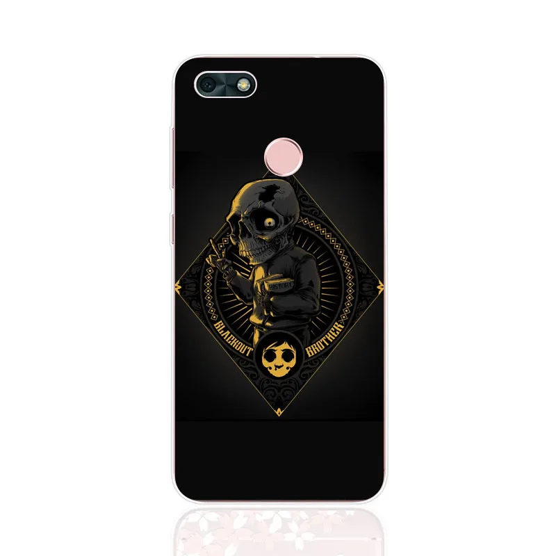 Huawei y6 pro 2017 Case Silicon Phanton Cartoon Painting Soft TPU Back Cover for Phone Protect shell |