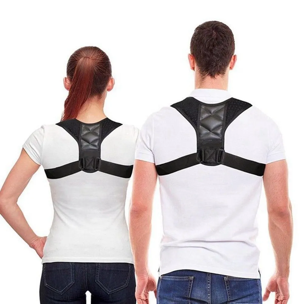 Adjustable Upper Back Straightener Posture Corrector for Men Under Clothes Shoulder Support Belt Brace Corset Body Shapers Women
