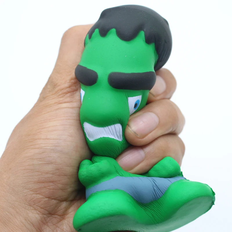 Супер герой мягкий медленно поднимающийся сквиш игрушка Jumbo Squeeze игрушки для снятия стресса для детей дропшиппинг