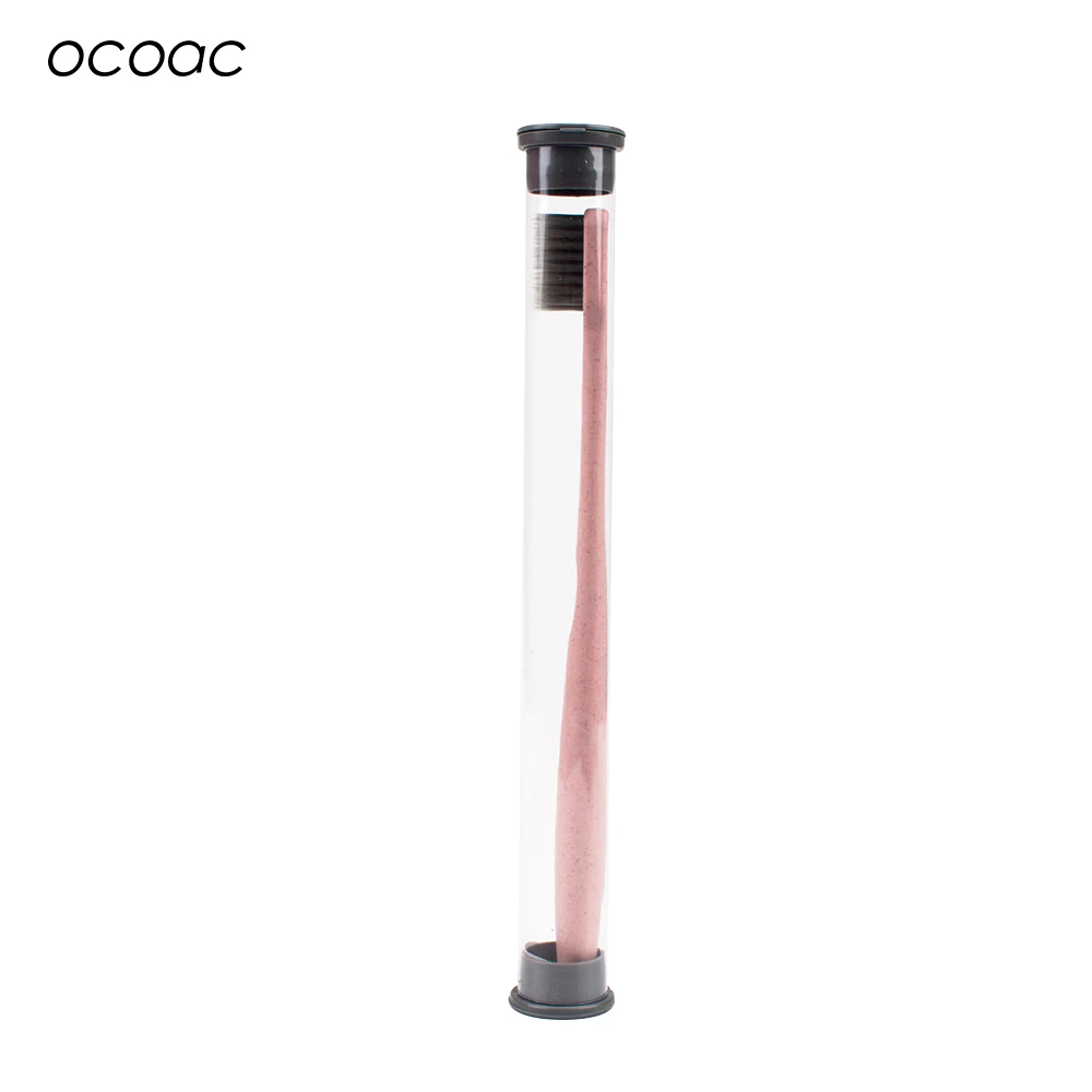 Зубная щетка с мягкой щетиной Бамбуковая насадка на древесный уголь 18 см