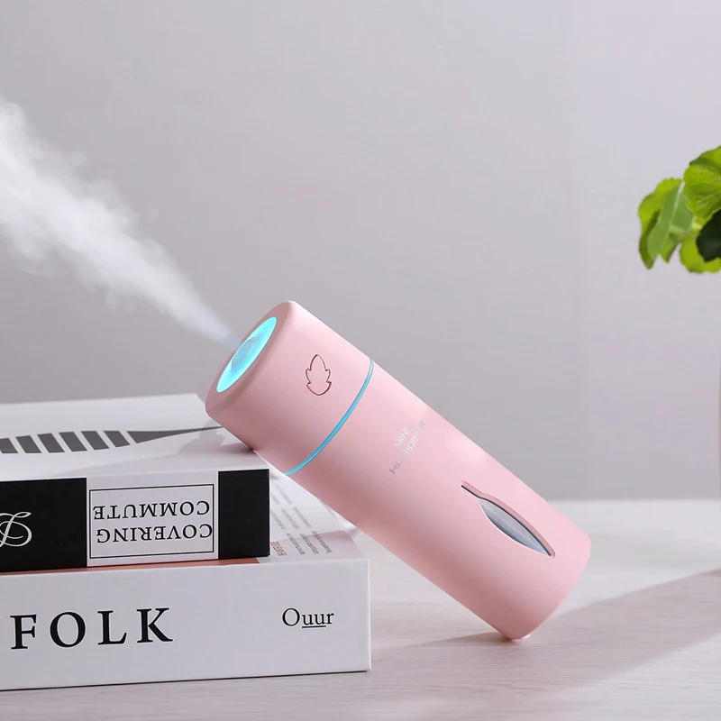 Ультразвуковой увлажнитель воздуха в виде листьев с LED-подсветильник кой USB