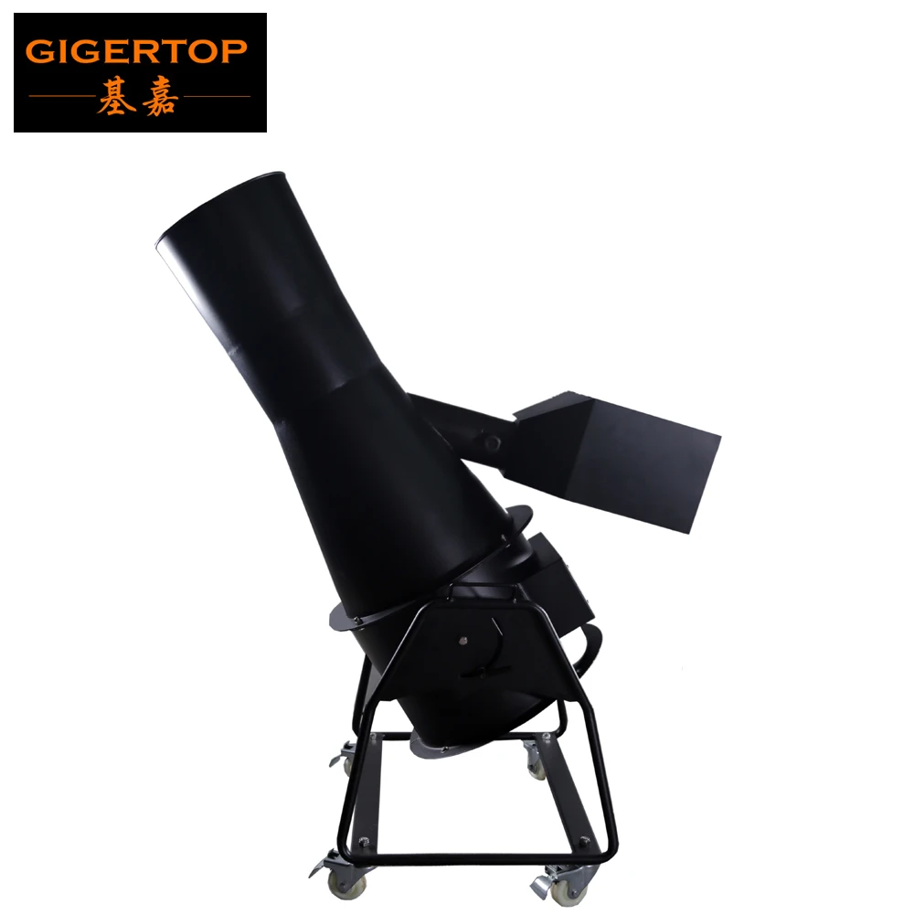 

Gigertop 1000W Electrical Fan Blowing Confetti Machine Big Cannon with Roller Bracket Flightcase Packing Power Switch ON/OFF