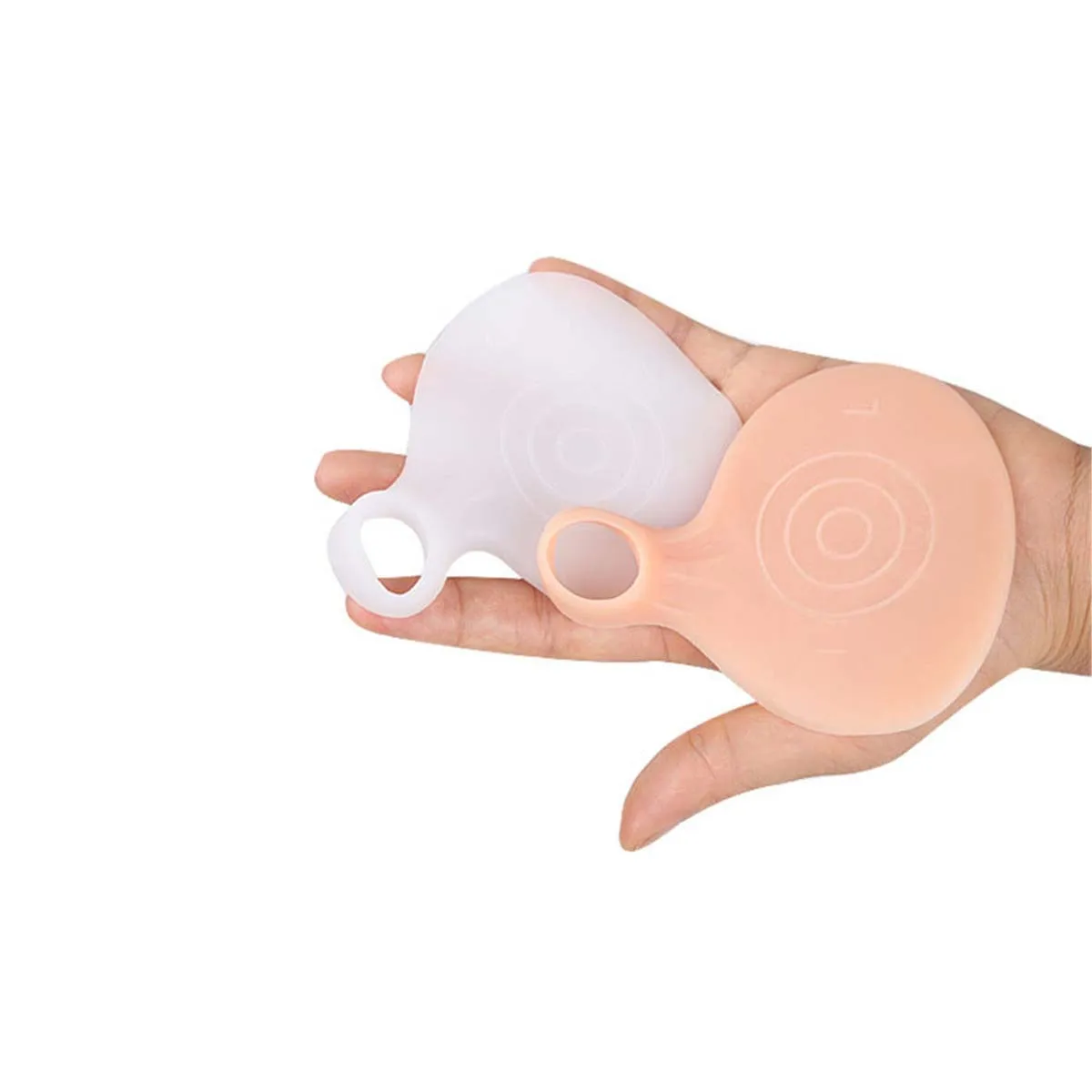 2 шт. гелевый силиконовый корректор для ног выпрямитель ухода за ногами белый 1