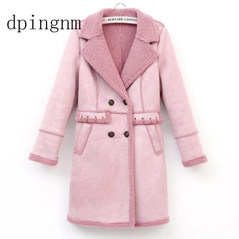 Зимняя Новинка 2018 модная кожаная куртка из искусственной кожи с большим меховым