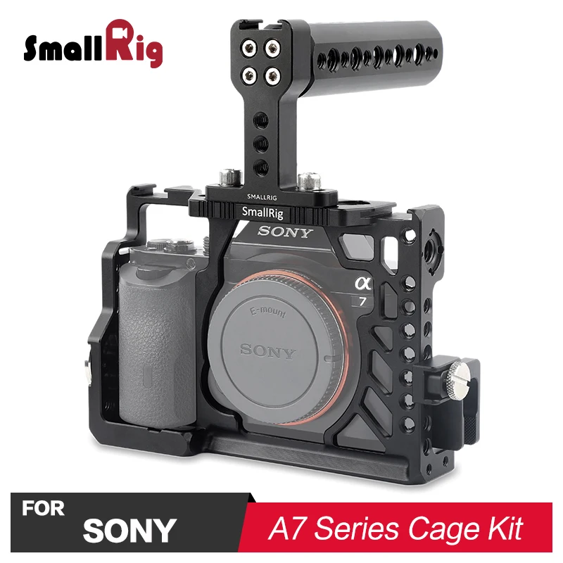 SmallRig A7 аксессуары для камеры установка клеть комплект для Sony A7/A7S/A7R с верхней ручкой и HDMI Кабельный зажим 2010