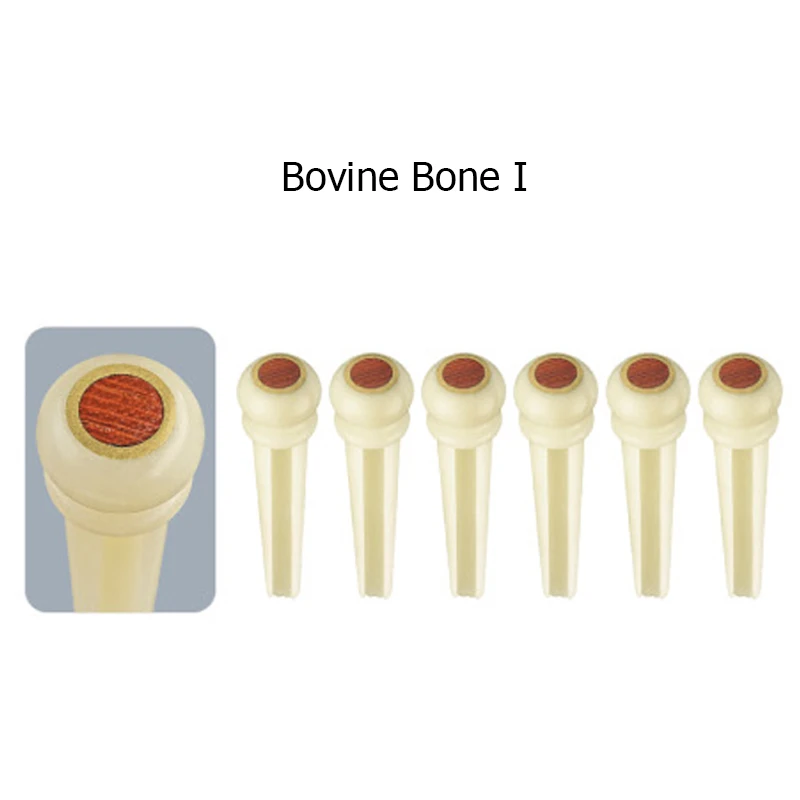 Bovine Bone I x6 6 шт./компл. Акустическая гитара для порожка из эбенового дерева/с бычьей костью/из розового дерева/Cocopolo оболочки в народном стиле Аксессуары для гитары - Цвет: Bovine Bone I x6