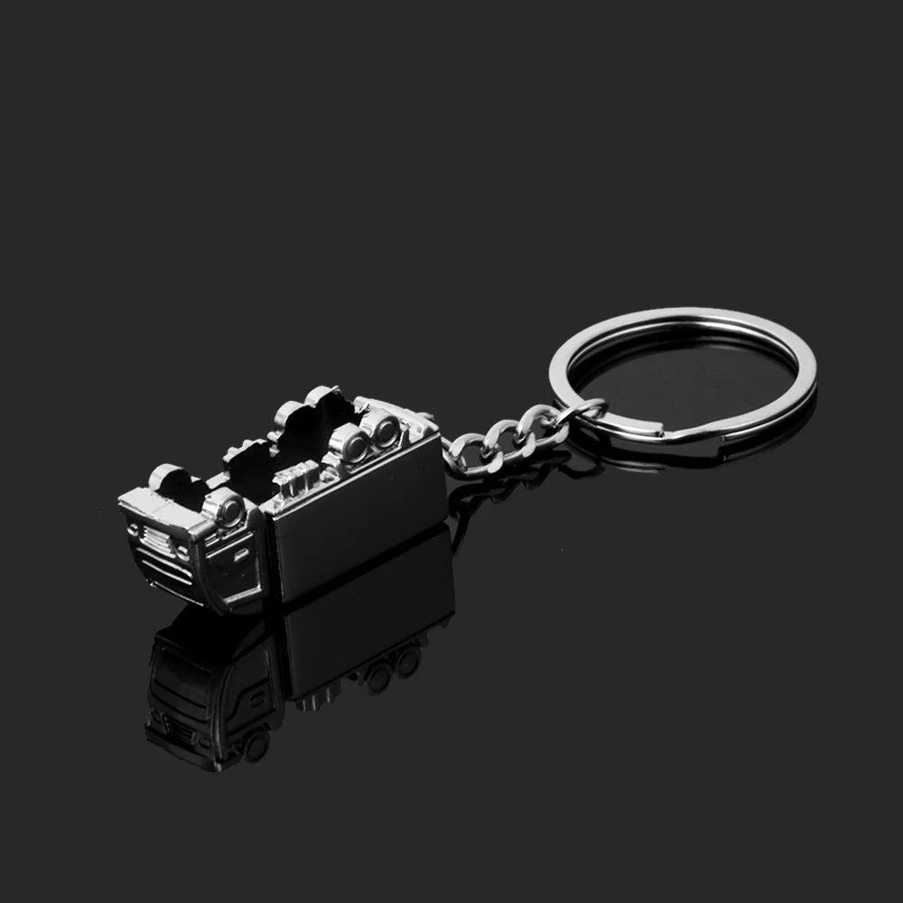 Мини металлический грузовик брелок с кольцом для ключей милый унисекс подарок