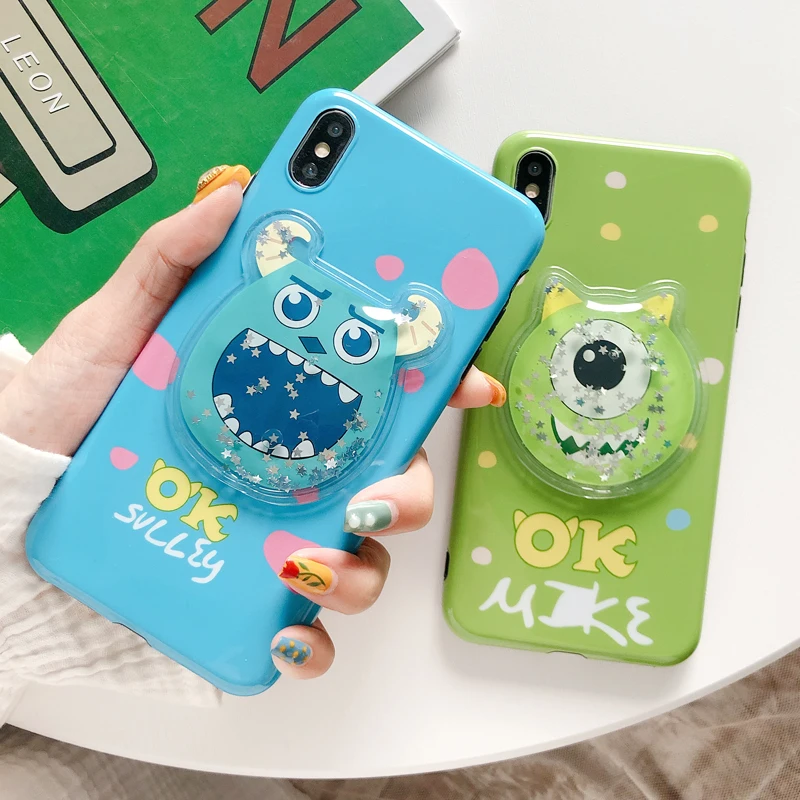Для Huawei P30 мультяшный Салливан Mr Q жидкий мягкий чехол для P20 mate20 pro nova4 Nova3 Nova2S милый