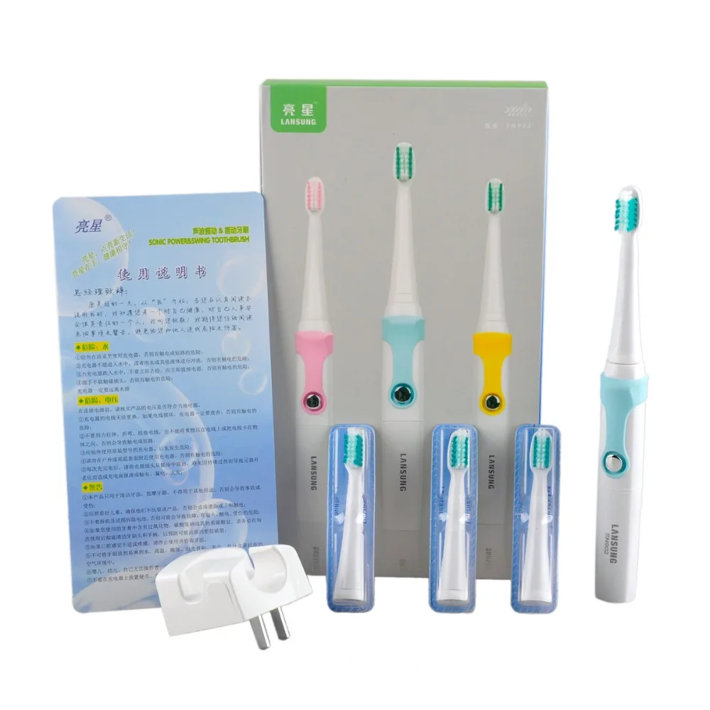 Lansung Sonic electric toothbrush Rechargeable toothbrush electric Escova De Dente Eletrica Electric Tooth Brush Teeth 4