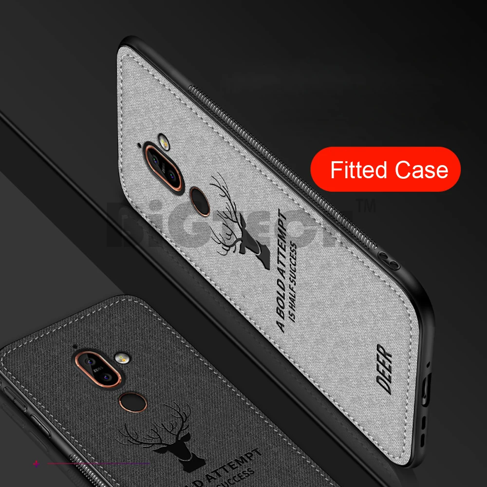 Классические тканевые чехлы с рисунком оленя в стиле ретро для Nokia 7 Plus x7 x6 x5 8 Sirocco