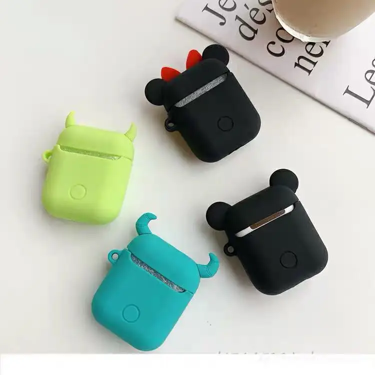 Лидер продаж силиконовый чехол для Apple Airpods мягкий ультратонкий протектор