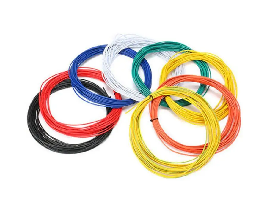 

10 Meters UL 1007 18/20/22/24/26AWG PVC Wire Electronic Cable Insulated LED Cable for DIY Connect 8 Color Resistor