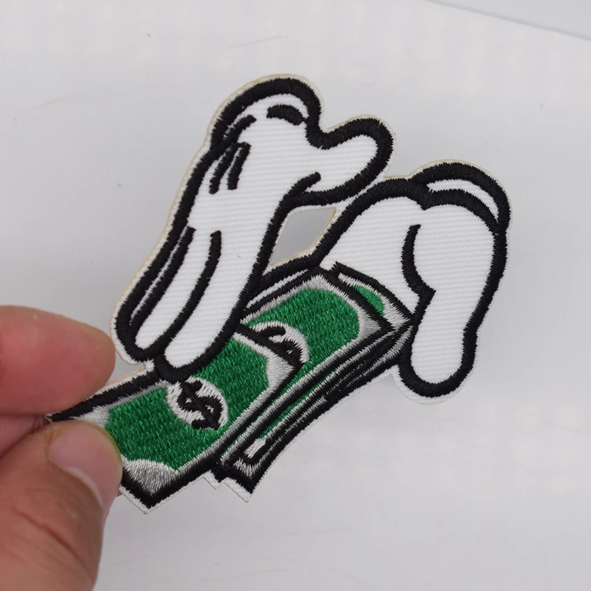 Нашивка с подсчетом денег крутая наклейка на одежду сумку куртку аксессуар