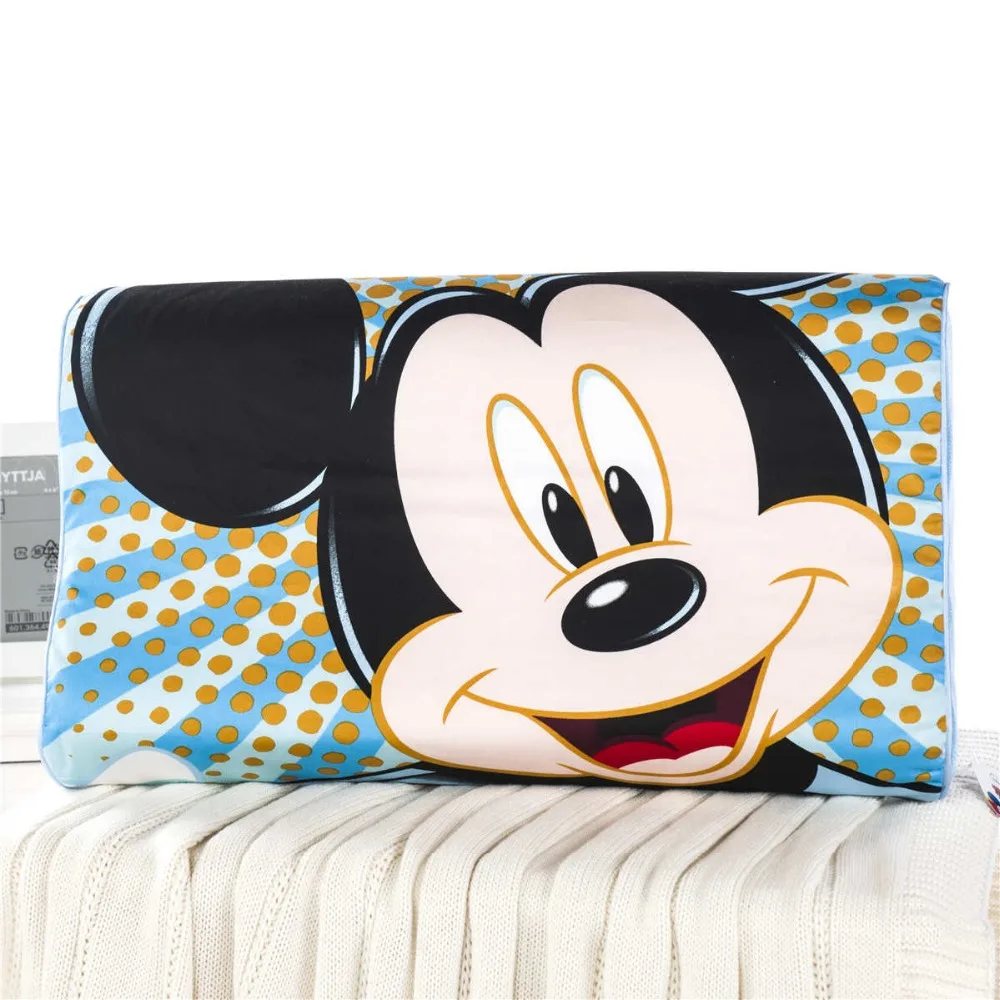 Подушка с эффектом памяти Микки Мауса постельное белье 50x30 см Хлопковый чехол