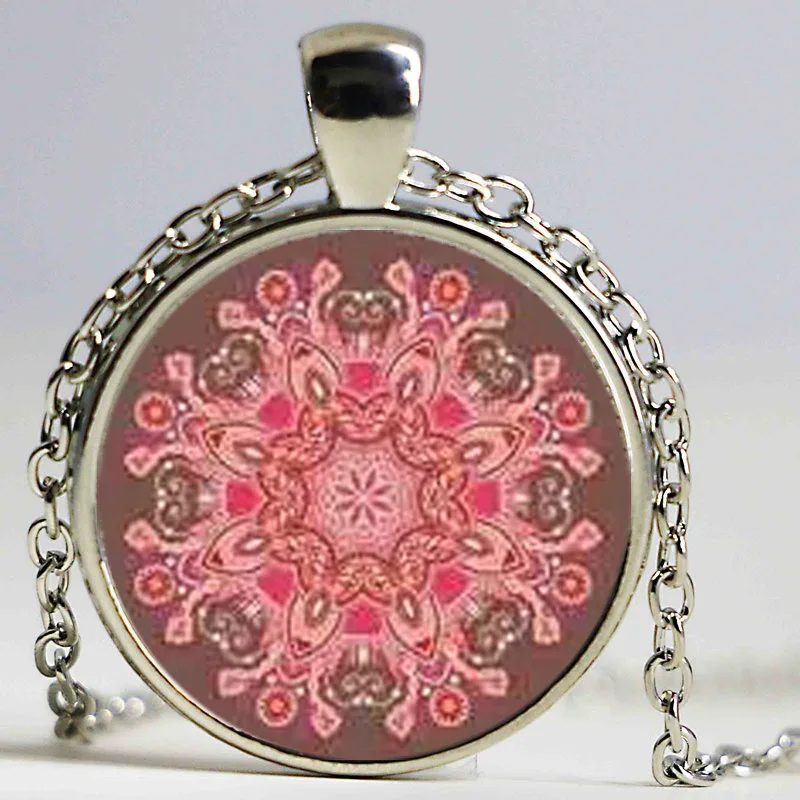 Винтажная подвеска Бохо с изображением калейдоскопа буддизма мандалы купола из