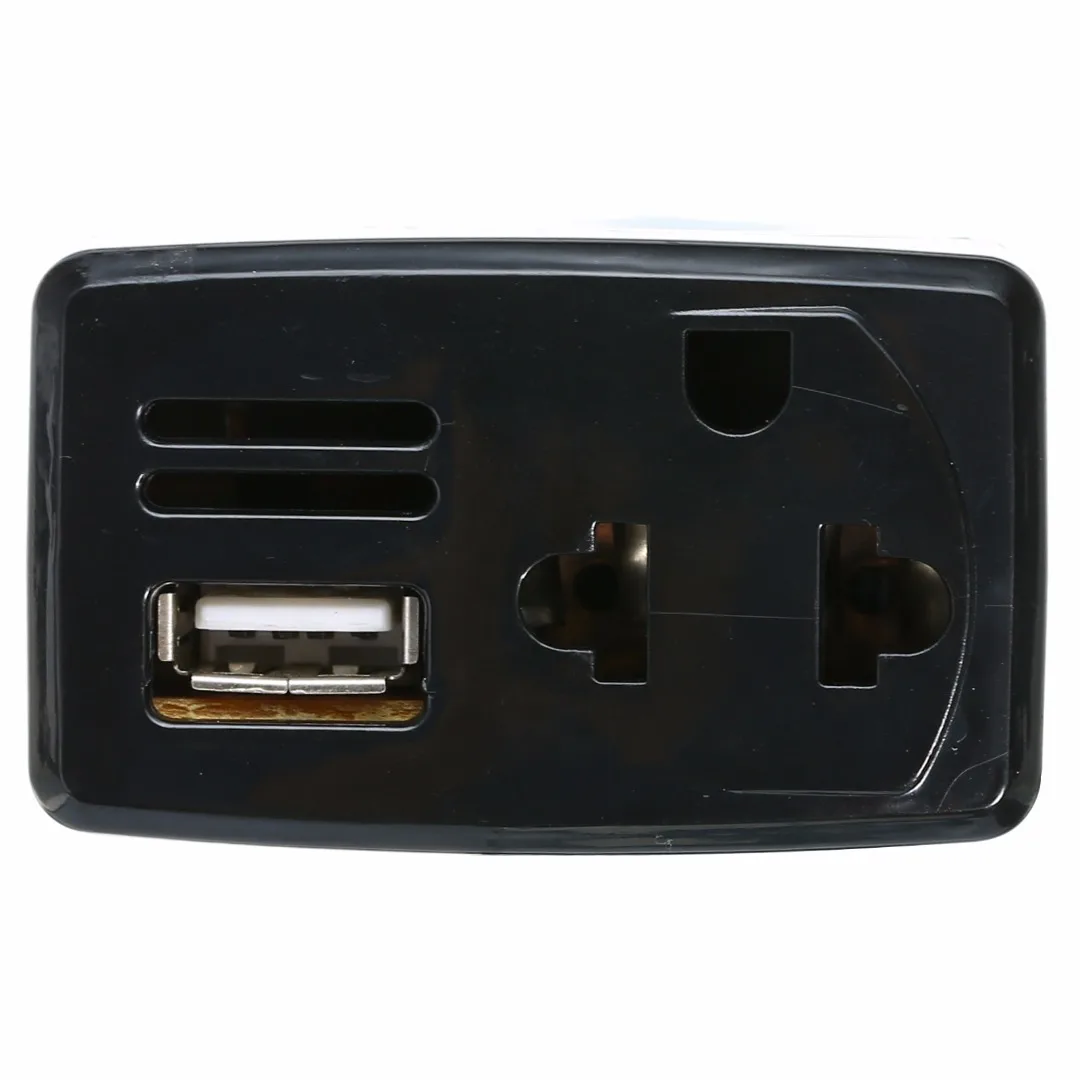 1 шт. Автомобильный USB преобразователь напряжения с 12 В/24 В постоянного тока на 220