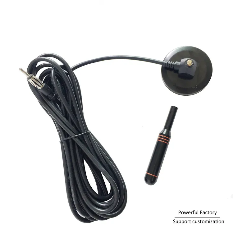 Lantern head plug long range auto radio antenna VHF/UHF Car FM Antenna with 62mm magnetic base 1pcs | Мобильные телефоны и