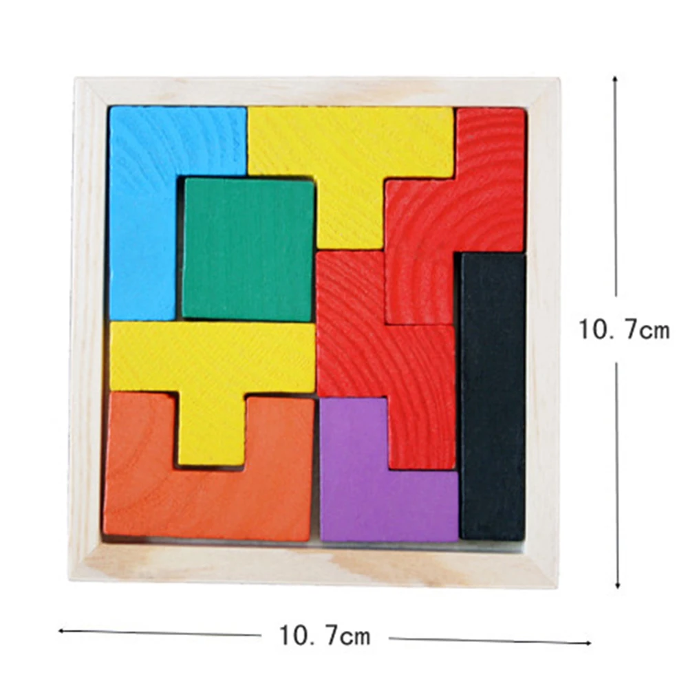 Детская головоломка для детей от 3 до 7 лет|jigsaw board|wooden tetrisbrain teaser |