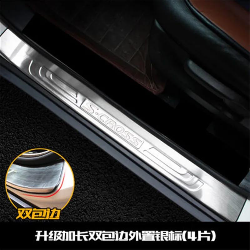 4 шт. Нержавеющая сталь Накладка/внутренний и внешний створчатый распашный дверь