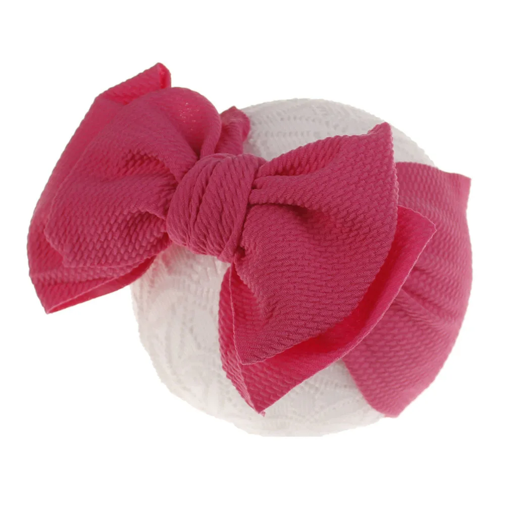 

Big Bowknot Baby Headbands Knotted Infant Headwraps Toddler Girls Turban Baby Bows