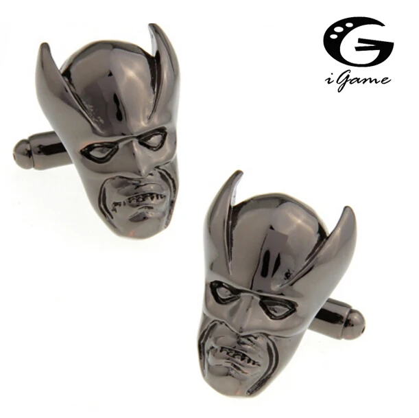 

iGame Superheroes Cufflinks Gunblack Movie Design Cuff Links Free Shipping