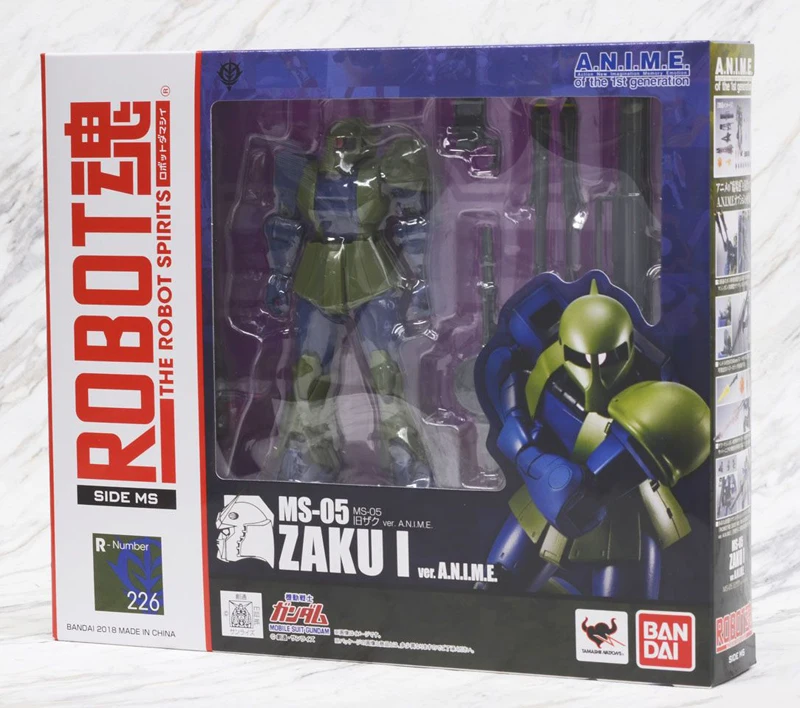 Оригинальная фигурка BANDAI Tamashii с изображением робота духов № 226 A.N.I.M.E. из Mobile Suit