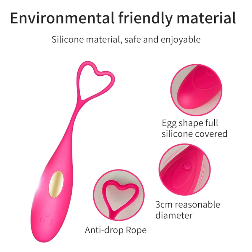 USB перезаряжаемое вибрирующее яйцо Секс игрушки для женщин Вибраторы с