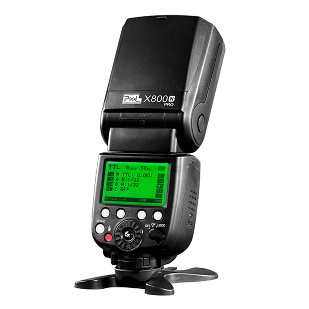 Pixel X800N Pro ITTL TTL HSS 1/8000S Высокоскоростная синхронизация Вспышка Speedlite & King вспышка