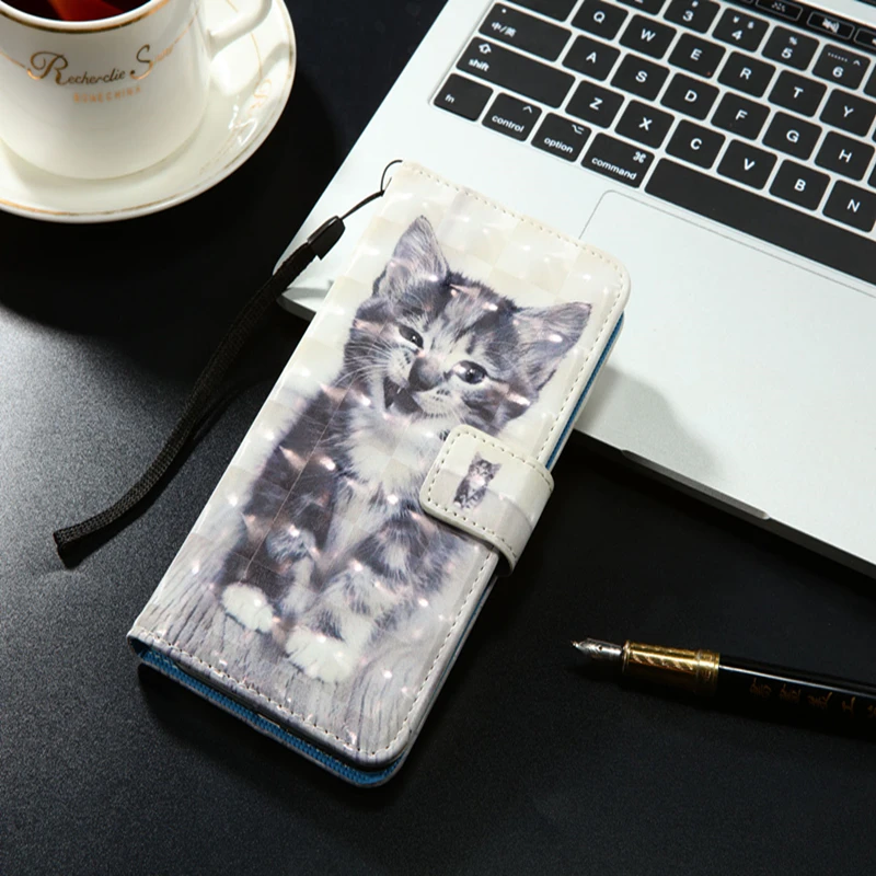 Кожаный чехол-бумажник с 3D откидной крышкой для Ulefone Power 5 Armor 2 2s Vernee V2 pro Vertex Impress Tor