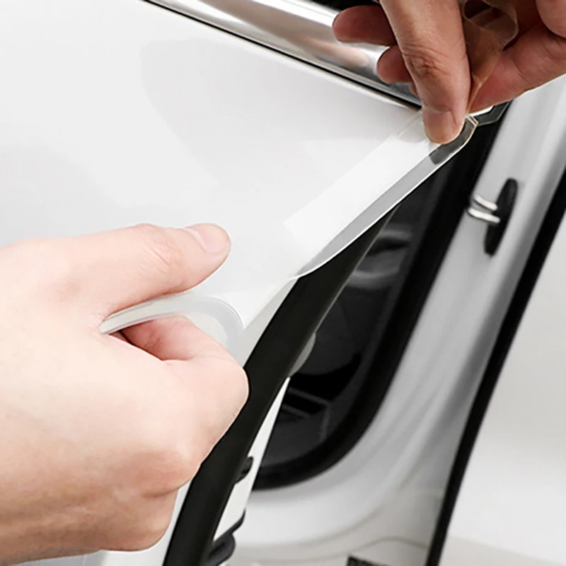 Transparent Anti-scratch Car Door Anti-collision Strip Invisible Type Edge Protection Body Film Adhesive Scotch Tape | Автомобили и