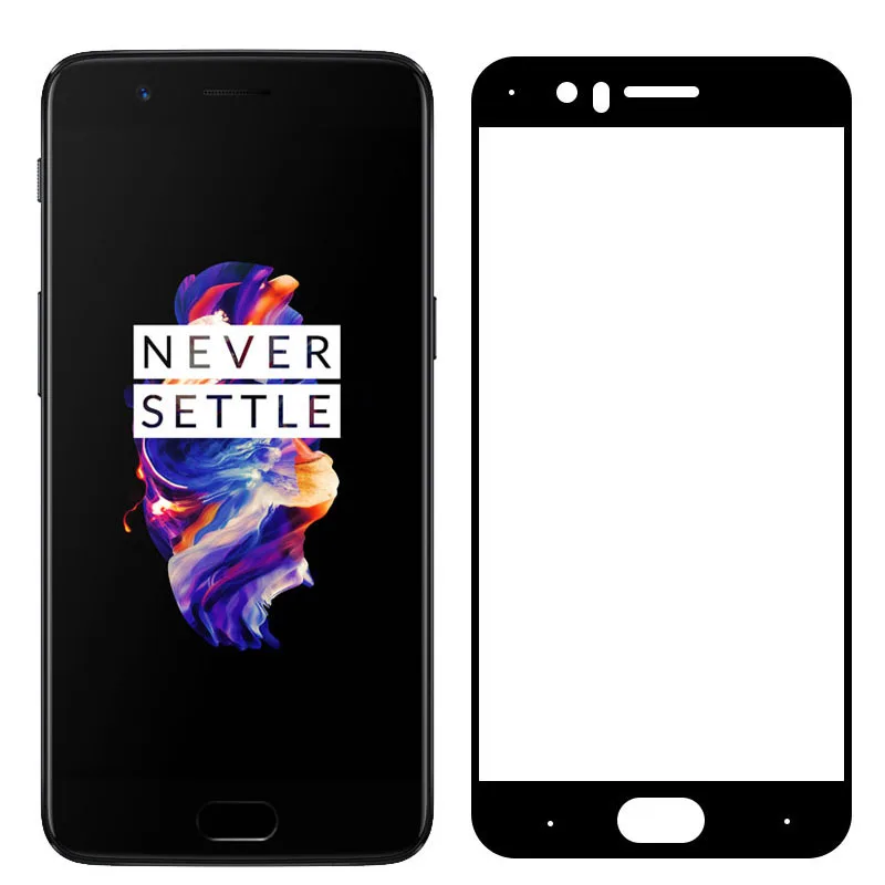 5 &quot1 шт для OnePlus A5000 Чехол Жесткий задней панели телефона + 1 полный экран защитное