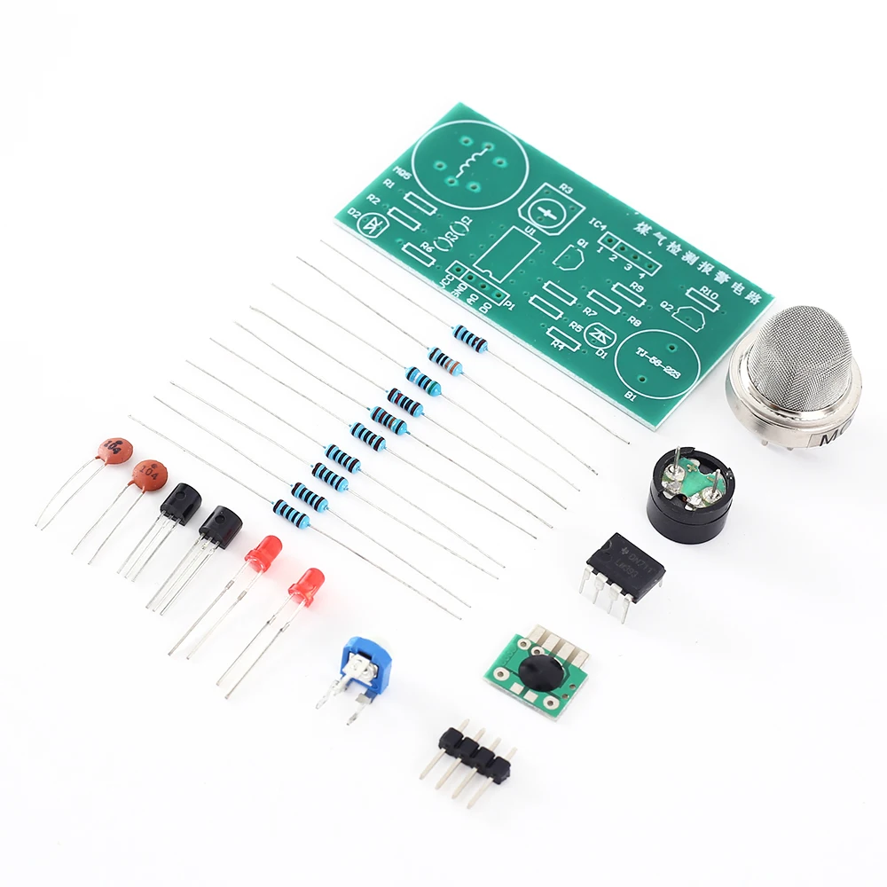 Электронный DIY Kit MQ 2 дыма Сенсор детектор природного газа сигнализации
