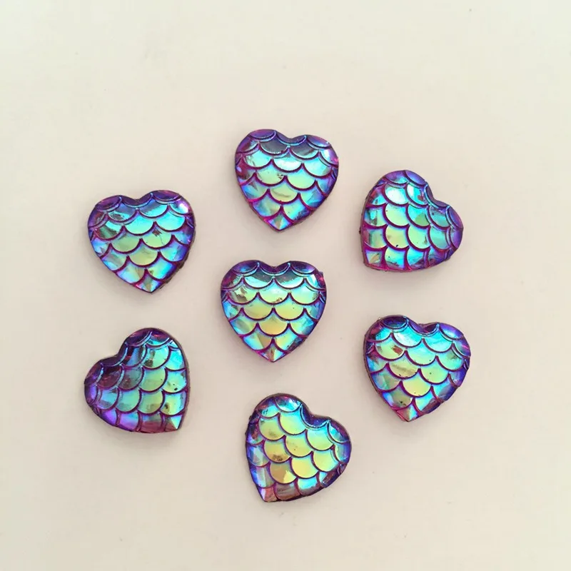 Новинка 90 шт. 12 мм цветные сердечки из змеиной кожи Скрапбукинг с плоским