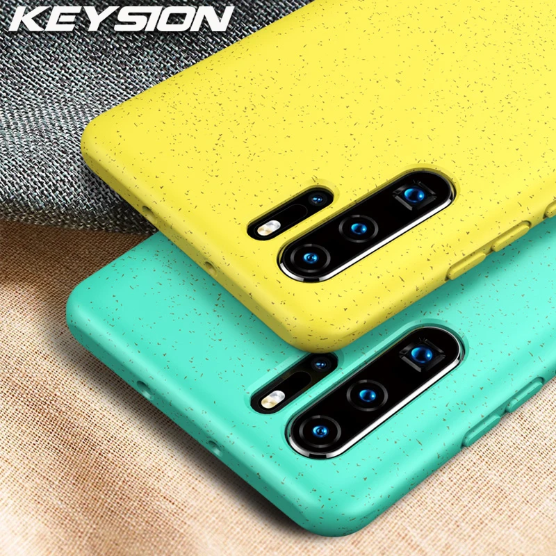 KEYSION чехол для Huawei P30 Pro Lite силиконовый тонкий 360 полная защита Матовый Мягкий