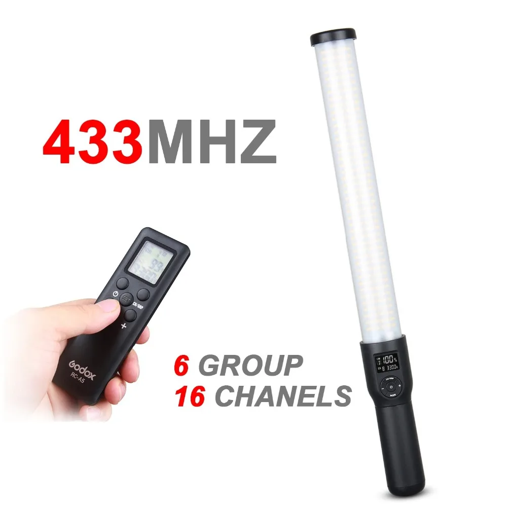 Godox LC500 3300 K-5600 K Портативный Ручка видео Лампа светодиодный светильник палка для студийной фотосъемки встроенный аккумулятор