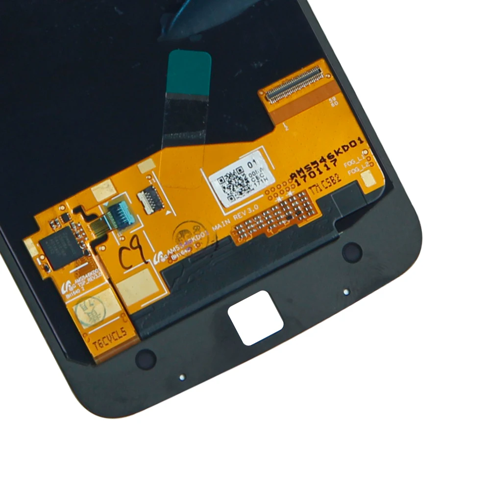 ЖК-дисплей для Motorola Moto Z Droid XT1650-01 XT1650-03 XT1650 ЖК-дисплей кодирующий преобразователь сенсорного экрана в сборе Запчасти для ремонта