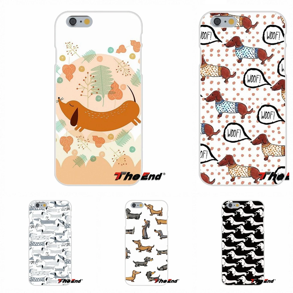 Силиконовый чехол для телефона Samsung Galaxy A3 A5 A7 J1 J2 J3 J5 J7 2015 2016 2017 Funny Dachshund Silhouette Dog
