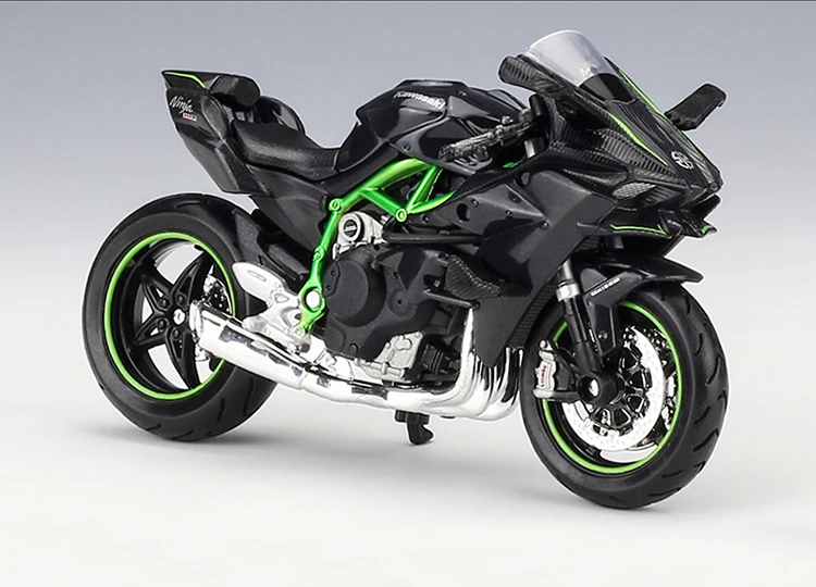 Maisto 1:18 KAWASAKI NINJA H2 R черный литой Сплав модель мотоцикла игрушка для детей подарок на день рождения Коллекция игрушек