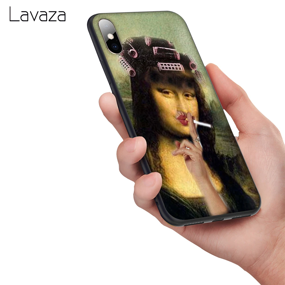 Мягкий чехол из ТПУ Lavaza Van Gogh Mona Lisa Funny Art для Apple iPhone 6 6S 7 8 Plus 5 5S SE X XS MAX XR силиконовые