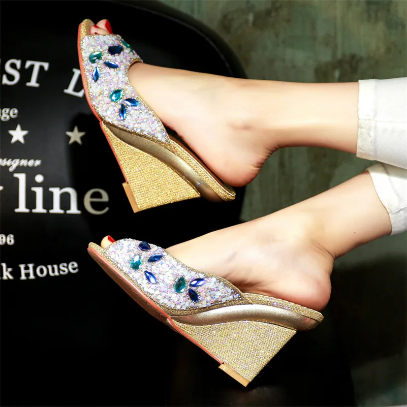 Женские босоножки с нескользящей подошвой FEDONAS желтые туфли-лодочки для