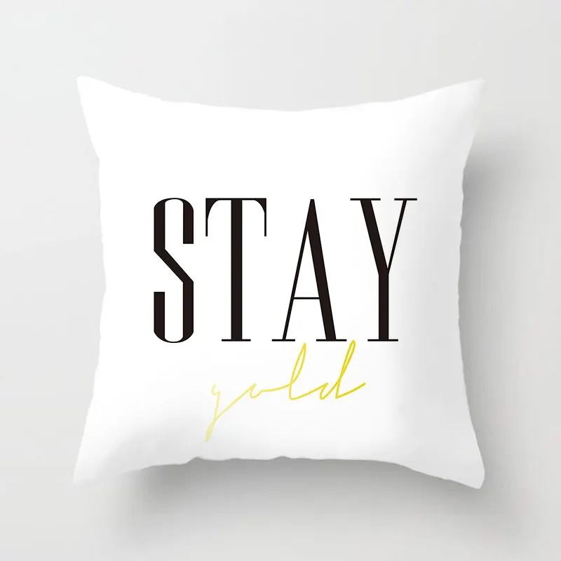 Houspace чехол для подушки маленьких девочек с надписью Believe in Yourself полиэстер Пич