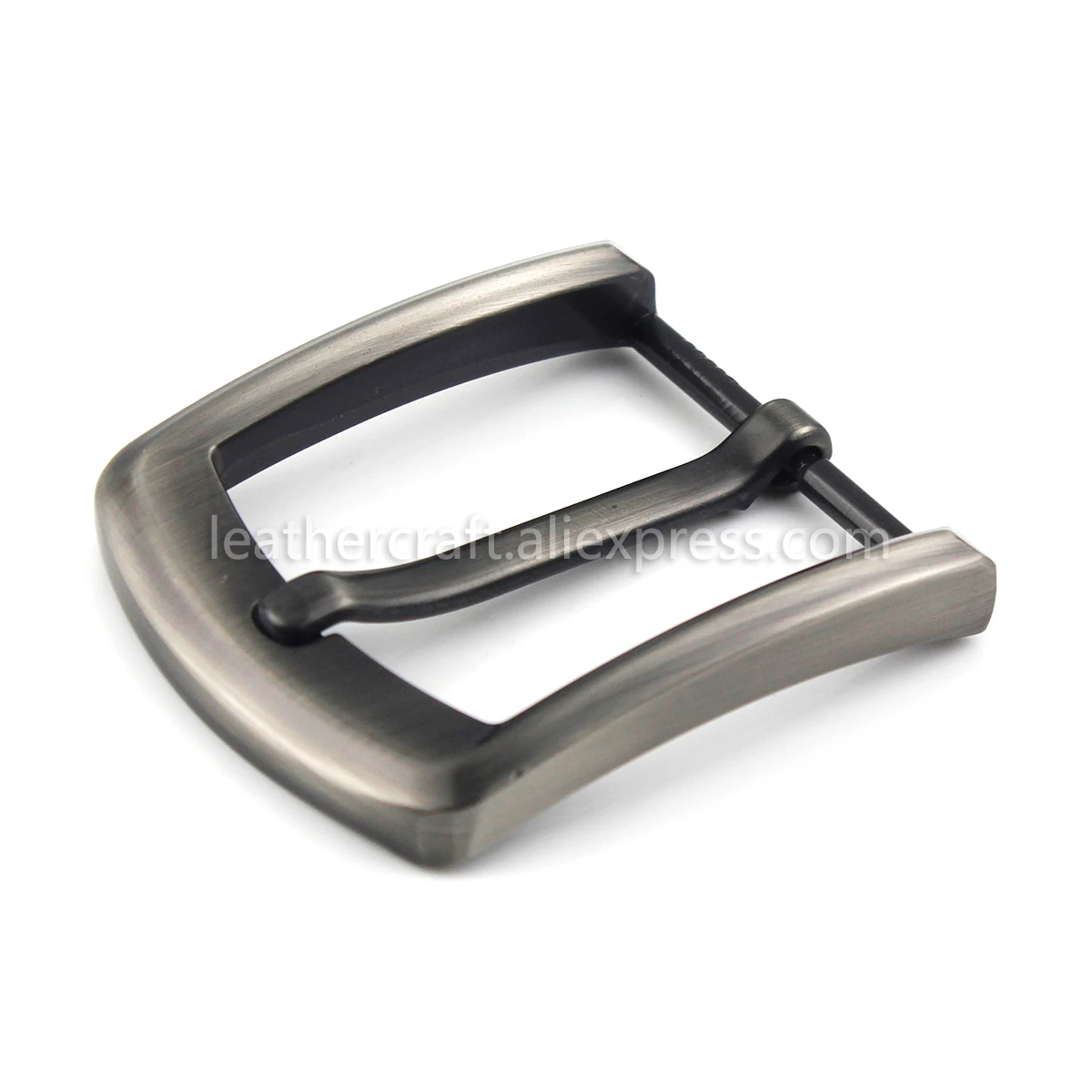 Мужская металлическая пряжка для ремня шлифованная с одним штифтом подходит 37-39