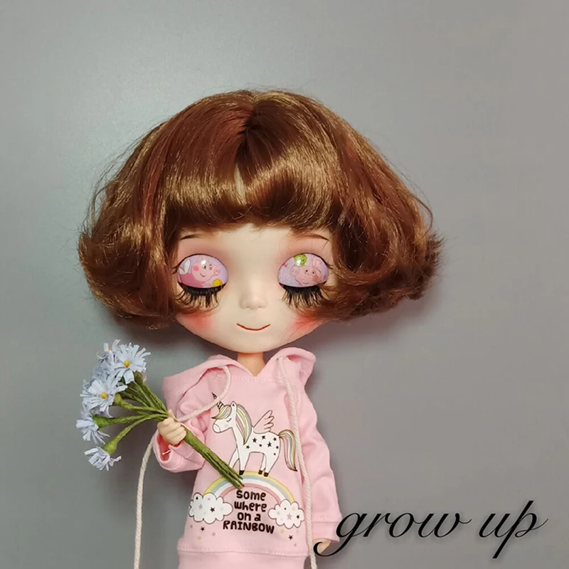 1 шт 1/6 Blyth Кукла одежда милая шляпа Толстовка для ob24 Azone Licca 30 см кукла