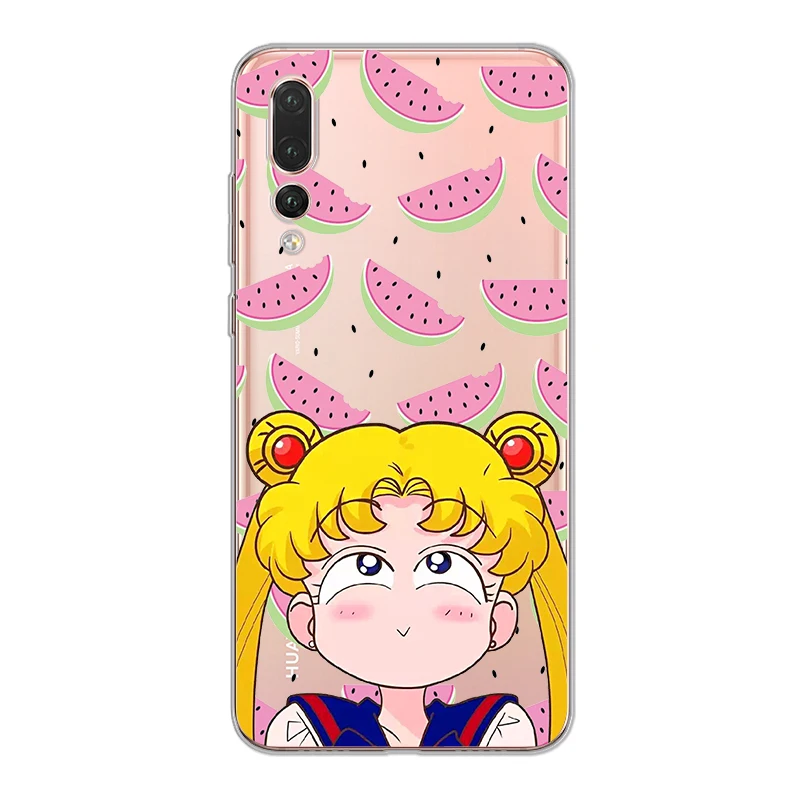 Ciciber чехол для Huawei P30 P20 P10 P9 P8 Lite Pro Plus 2017 P smart 2019 чехлы телефонов мягкий ТПУ аниме