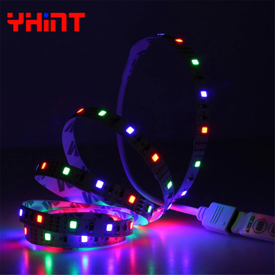 5 в USB мощность 3528/2835 60led/m RGB SMD Светодиодная лента 0 м 30led 1 60led 2 120led полоса ТВ