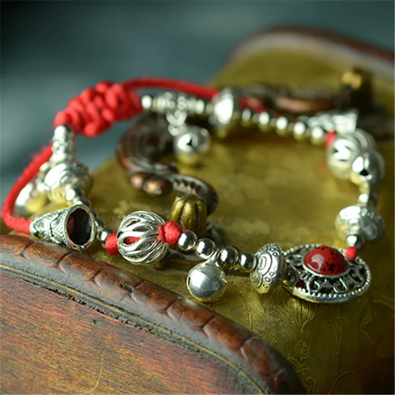 Женский ножной браслет новые аксессуары оптовая продажа сделай сам красная