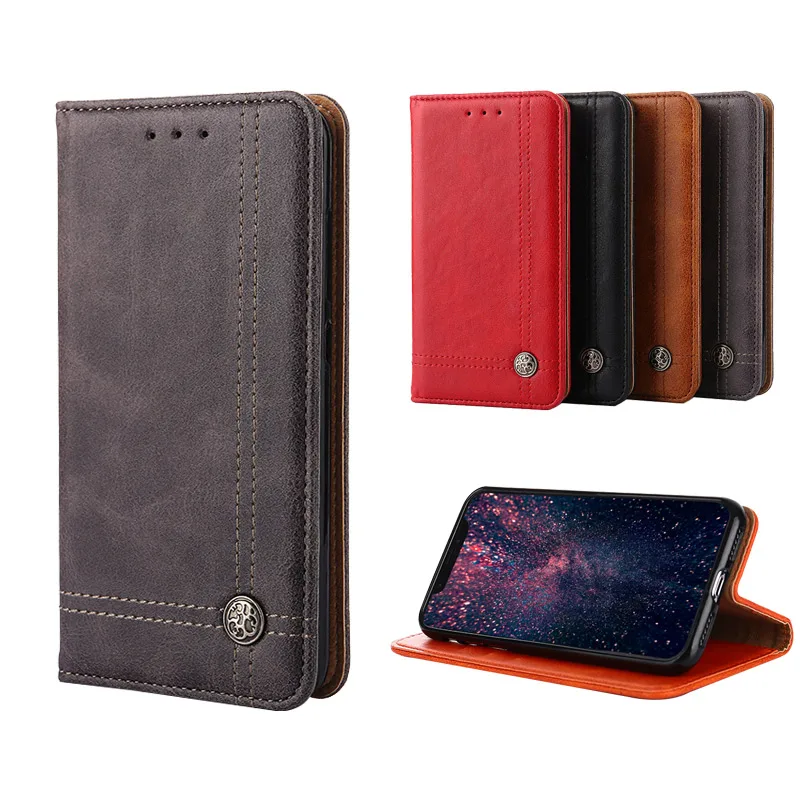 Флип чехол Кожаный Кокилл держатель для карт кошелек Чехол Портативный Soft Phone